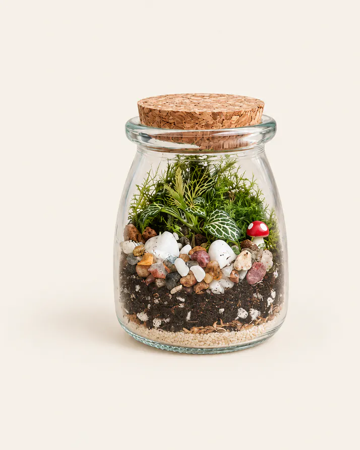 The finished Nook terrarium
